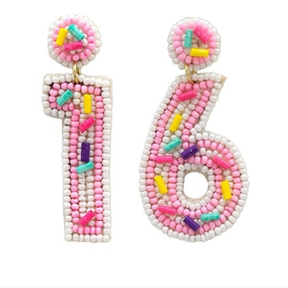 Sweet‎ 16 Beaded Earrings Boutique